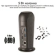 Док-станция 13-в-1 Promate AlphaHub USB-C PD/HDMI/VGA/3xUSB 3.0/USB-C 3.1/RJ45/SD/MicroSD/AUX 3.5 мм/5W динамик Black (alphahub.black) - изображение 9