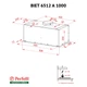 Вытяжка полновстраиваемая Perfelli BIET 6512 A 1000 IV LED - изображение 8