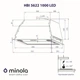 Витяжка Minola HBI 5622 BLF 1000 LED (повновбудована) - изображение 7