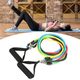 Набір еспандерів гумок для фітнесу EasyFit Resistance Bands JT-003 5 шт. + чехол - зображення 2