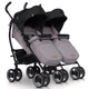 Прогулочная коляска для двойни EasyGo Comfort Duo 2019 grey fox Серая (9318) - зображення 1