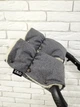 Рукавички-Муфта на коляску Z&D New (Linen Gray) - изображение 5