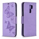 Чехол-книжка с рисунком UniCase Butterfly Pattern для Xiaomi Redmi 9 - Purple - изображение 4