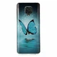 Силиконовый (TPU) чехол Deexe LumiCase для Xiaomi Redmi Note 9 Pro / Note 9 Pro Max / Note 9s - Blue Butterfly - изображение 2