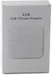 Блок питания ExtraDigital для ноутбуков Apple USB-C (61W 20.3V 3A) (PSA3861) - изображение 8