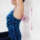 Массажный ролик для йоги фитнеса и пилатеса Supretto Розовый (57270002) - изображение 4