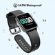 Умные часы UMIDIGI Uwatch 3 влагозащита IP68 & 5ATM Black - изображение 2