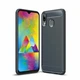 Силіконовий (TPU) чохол UniCase Carbon для Samsung Galaxy M20 (M205) - Dark Blue - зображення 1