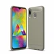Силіконовий (TPU) чохол UniCase Carbon для Samsung Galaxy M20 (M205) - Grey - зображення 1