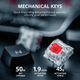 Клавиатура проводная Trust GXT 877 Scarr Mechanical Cherry MX Red Linear USB (TR22511) - изображение 13