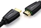 Кабель Ugreen HD118 HDMI to HDMI v2.0 UltraHD 4K-3D Braided 1.5 м Black (90402022) - изображение 2