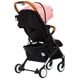 Детская коляска Bene Baby D200 Прогулочная розовая на чёрной раме - изображение 3