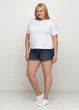 Шорты джинсовые H&M 34 Темно-синий 0398089_зол.пугов.т.син_21 - изображение 1