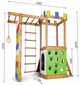 Детский уличный игровой комплекс SportBaby Babyland-27 187х75х210см - изображение 2