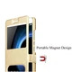 Чохол Window для Meizu M2 / M2 mini Книжка з віконцем Gold Без бренду - зображення 5