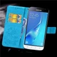 Чехол Clover для Samsung Galaxy J3 2016 J320 J320H J300 книжка кожа PU Blue - изображение 1