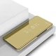 Чехол Mirror для Samsung Galaxy J7 Neo J701 книжка зеркальный Clear View Gold - изображение 1