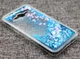 Чехол Glitter для Samsung Galaxy J7 2015 / J700 Бампер Жидкий блеск Blue - изображение 3