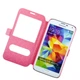 Чехол Window для Samsung Galaxy J7 2015 / J700 книжка с окошком Pink - изображение 3