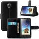 Чохол IETP для Lenovo A1000 / A1000m / A2800 / A2800d книжка PU шкіра чорний Без бренду - зображення 1
