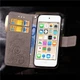 Чехол Clover для iPhone 5 / 5s / SE Книжка кожа PU Gray - изображение 1