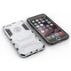 Чехол Iron для Iphone 5 / 5s / SE бронированный Бампер с подставкой Silver - изображение 2