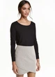 Лонгслив H&M XS Черный 0230027_24 - изображение 1