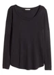 Лонгслив H&M XS Черный 0230027_24 - изображение 2