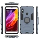 Чехол Iron Ring для Xiaomi Redmi Note 5 / Note 5 Pro Global бронированный Бампер Броня Dark Blue - изображение 4