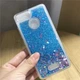 Чохол Glitter для Xiaomi Redmi 6A Бампер Рідкий блиск Синій Без бренду - зображення 2