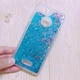 Чохол Glitter для Xiaomi Redmi 6A Бампер Рідкий блиск Синій Без бренду - зображення 5