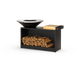 Гриль-мангал, барбекю HOLLA GRILL Black Wide большая открытая тумба - зображення 1