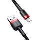 Кабель Baseus Cafule Cable USB For Lightning 2.4A 0.5m Red+Black (CALKLF-A19) - изображение 2