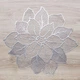 Салфетка-подставка Home&You Flower Серебряный - изображение 1