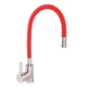 Смеситель для кухни Zerix LR74004-1 с красным гибким изливом (LL1476) - изображение 1