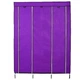 Складной тканевый шкаф Storage Wardrobe 88130 (фиолетовый) - изображение 3