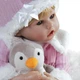 Лялька реборн дівчинка ParadiseGalleries Penguin Baby 55.9 см - зображення 4