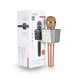 Беспроводный караоке микрофон блютуз (Bluetooth) WSTER WS-1688 Розовый с громким динамиком - изображение 3
