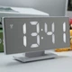 Электронные настольные зеркальные UKC DS-3618L комнатные LED часы с будильником и термометром Белый (591938) (385431) - изображение 2
