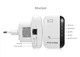 Беспроводной усилитель Wi-Fi репитер WR-3 расширитель диапазона Wireless ретранслятор Wi-Fi сети 300 Мбит/с - зображення 6