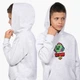 Детский худи Бравл Старс (Brawl Stars) Светло-серый меланж (9298-1030) 152 см - изображение 3