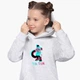 Детский худи ТикТок (TikTok Cat) Светло-серый меланж (9298-1644) 164 см - изображение 1