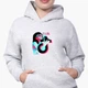 Детский худи ТикТок (TikTok Girl) Светло-серый меланж (9298-1647) 164 см - изображение 3