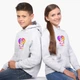 Детский худи Лайк Единорог (Likee Unicorn) Светло-серый меланж (9298-1594) 140 см - изображение 5