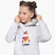 Детский худи Лайк Единорог (Likee Unicorn) Светло-серый меланж (9298-1037) 116 см - изображение 1