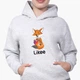 Детский худи Лайк (Likee Fox) Светло-серый меланж (9298-1033) 140 см - изображение 3