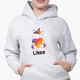 Детский худи Лайк Единорог (Likee Unicorn) Светло-серый меланж (9298-1037) 116 см - изображение 3