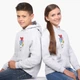 Детский худи БТС (BTS) Светло-серый меланж (9298-1064) 152 см - изображение 5