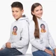 Дитячий худі Біллі Айліш (Billie Eilish) Світло-сірий меланж (9298-1605) 164 см - зображення 5