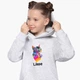 Детский худи Лайк (Likee Cat) Светло-серый меланж (9298-1040) 164 см - изображение 1